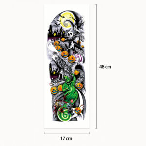Tattoo sleeve halloween style