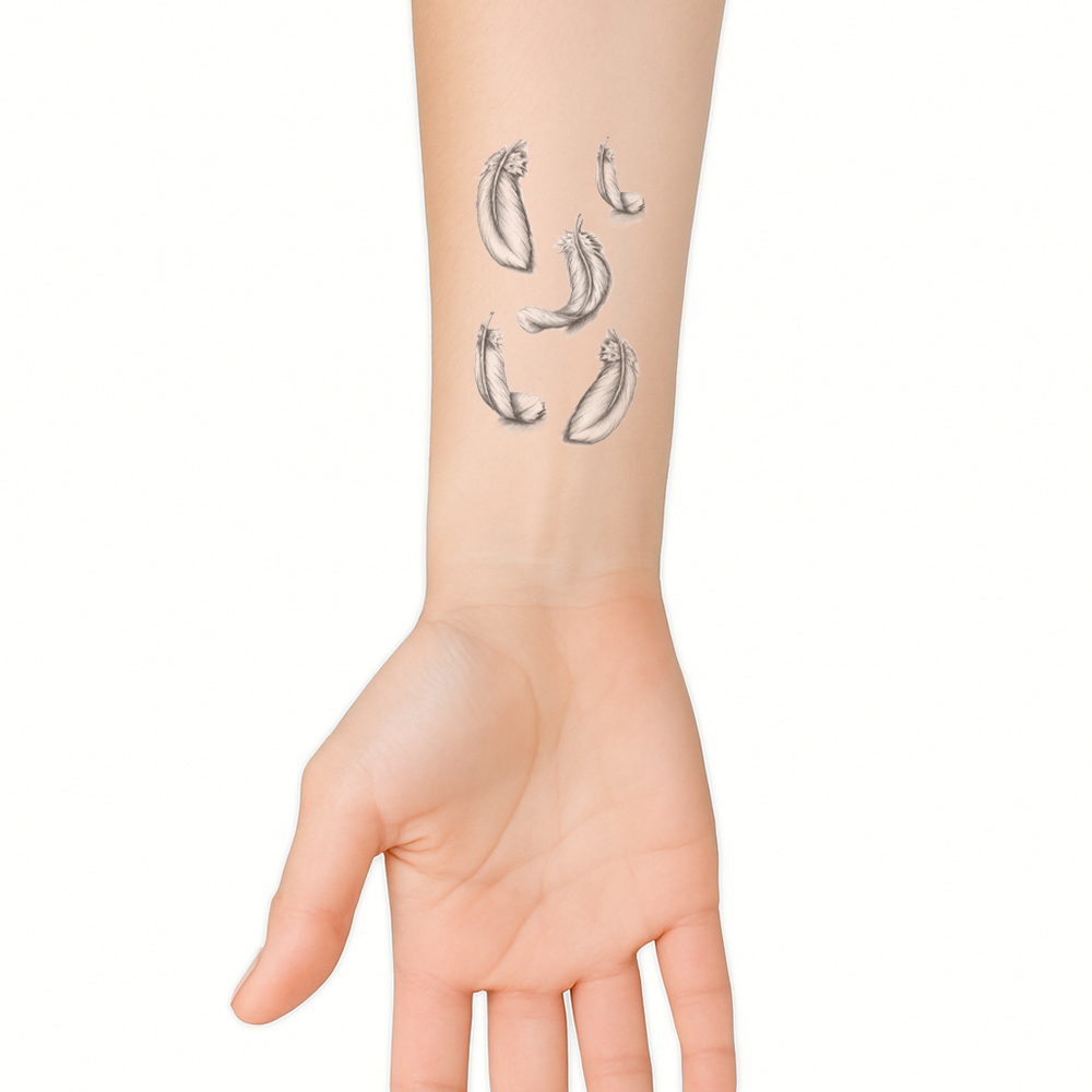 Tattoo rich feathers - Afbeelding 2