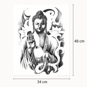 Rug tattoo meditation buddha
