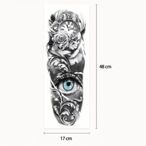 Tattoo sleeve blue eye