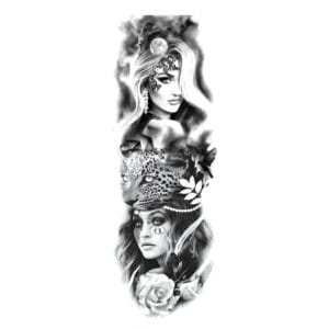 Tattoo sleeve full moon