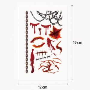 Tattoo bloody suture