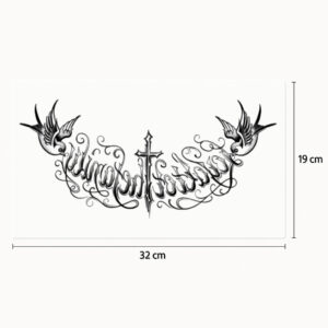 Borst tattoo flying birds