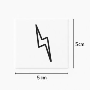 Tattoo lightning