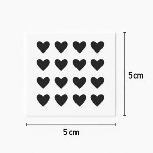 Tattoo countless hearts