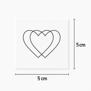 Tattoo two hearts