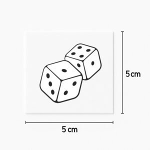 Tattoo two dices