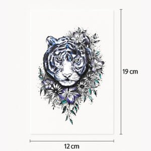 Tattoo rainbow tiger