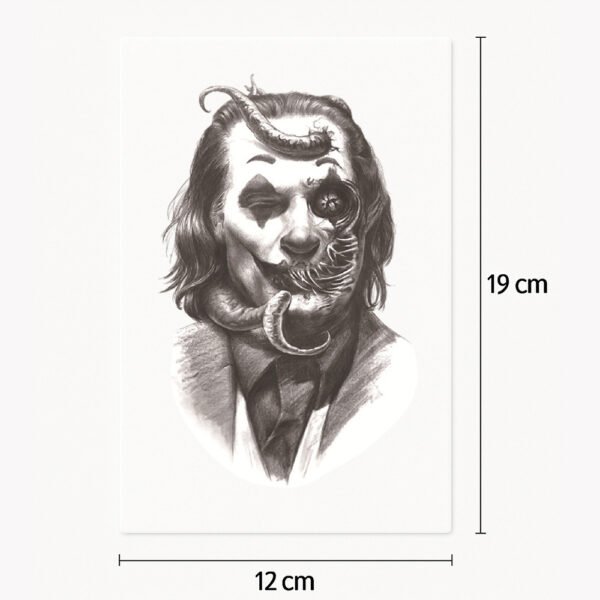 Half tattoo sleeve the joker