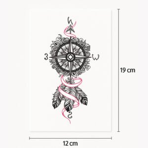 Tattoo gracefull compass