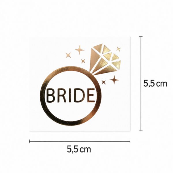 Tattoo golden bride ring